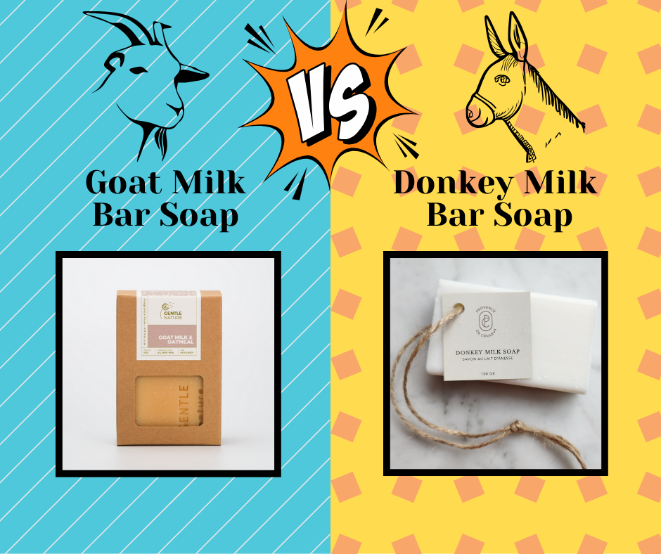 Goat Milk vs. Donkey Milk Bar Soap: Nourishing Natural Beauty Allies