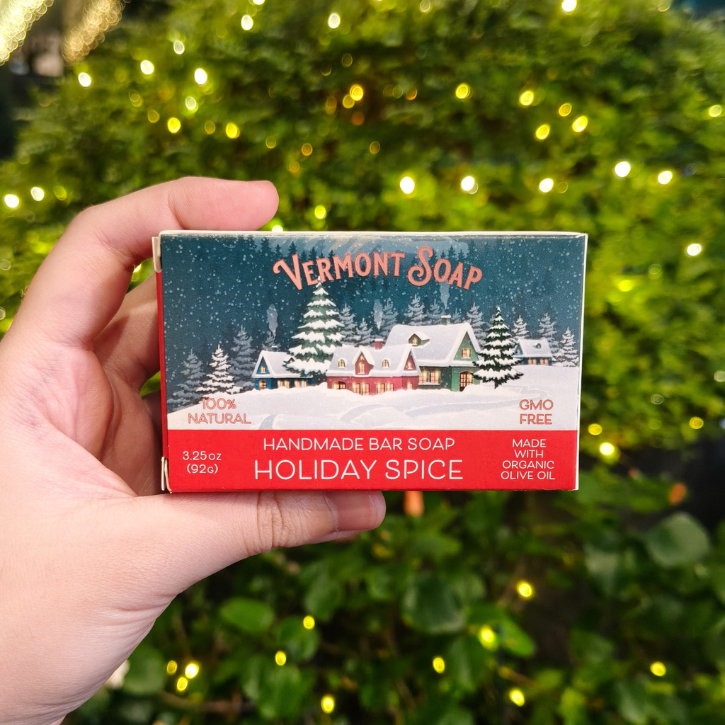 Vermont Hand Made Holiday Spice Bar Soap 3.5oz