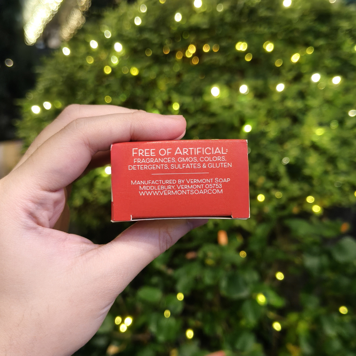 Vermont Hand Made Holiday Spice Bar Soap 3.5oz