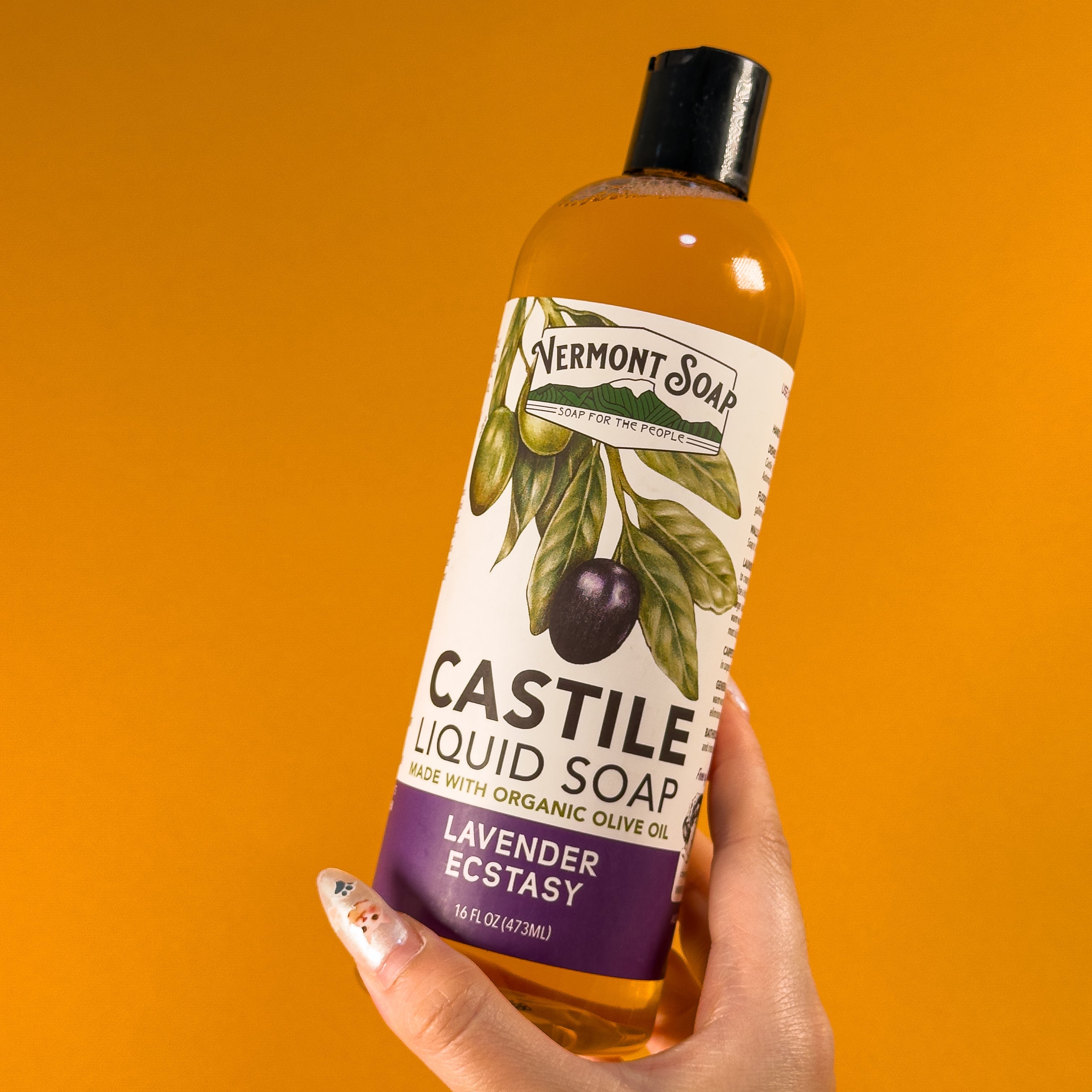 Vermont Soap Castile Liquid Soap Lavender Ecstasy