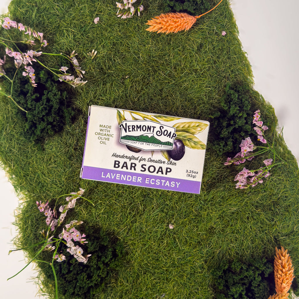 Vermont Hand Made Lavender Ecstasy Bar Soap 3.25 Oz