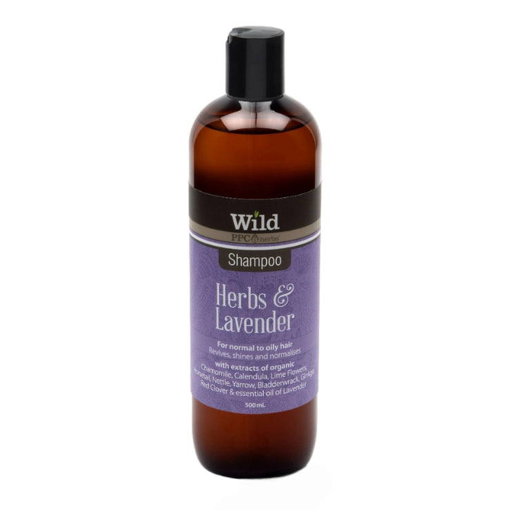 Wild – Herbs & Lavender Shampoo / Conditioner for NORMAL TO OILY HAIR
