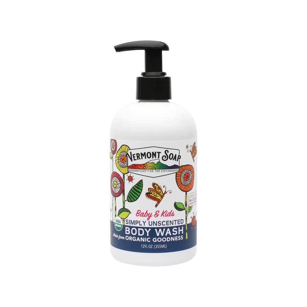 Sunshea Unscented Baby and Kids Organic Body Wash