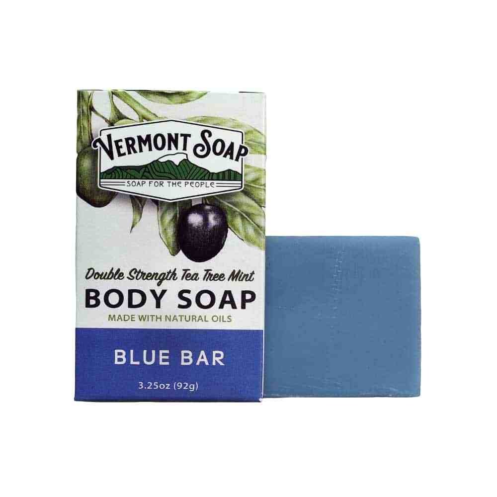 Vermont Hand Made Blue Bar Soap 3.25 Oz