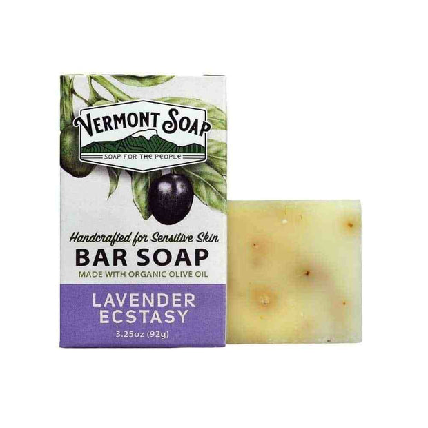 Vermont Hand Made Lavender Ecstasy Bar Soap 3.25 Oz