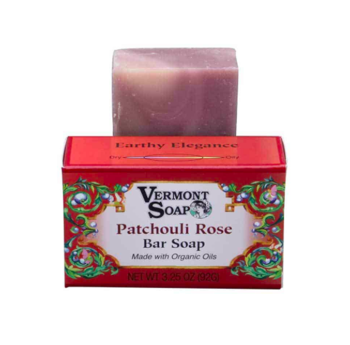 Vermont Hand Made Patchouli Rose Bar Soap 3.5 Oz