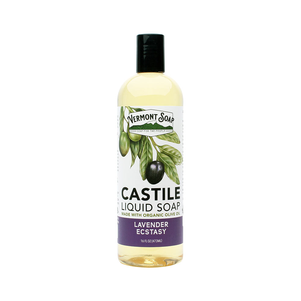 Vermont Soap Castile Liquid Soap Lavender Ecstasy