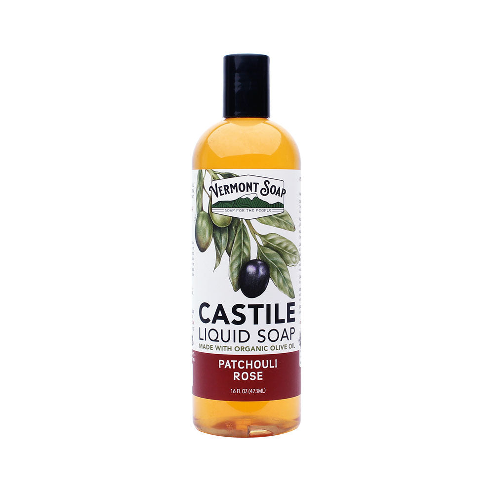 Vermont Soap Liquid Castile Soap Patchouli Rose
