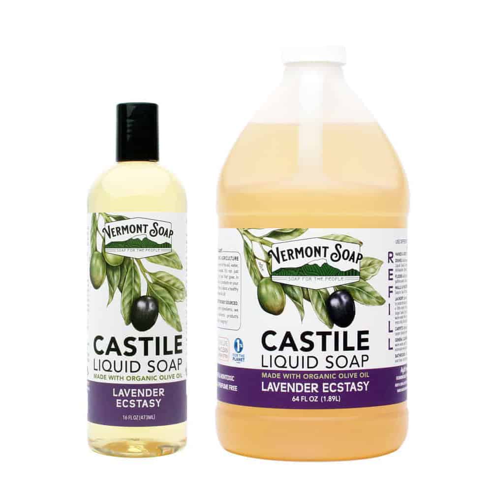 Vermont Soap Castile Liquid Soap Lavender Ecstasy