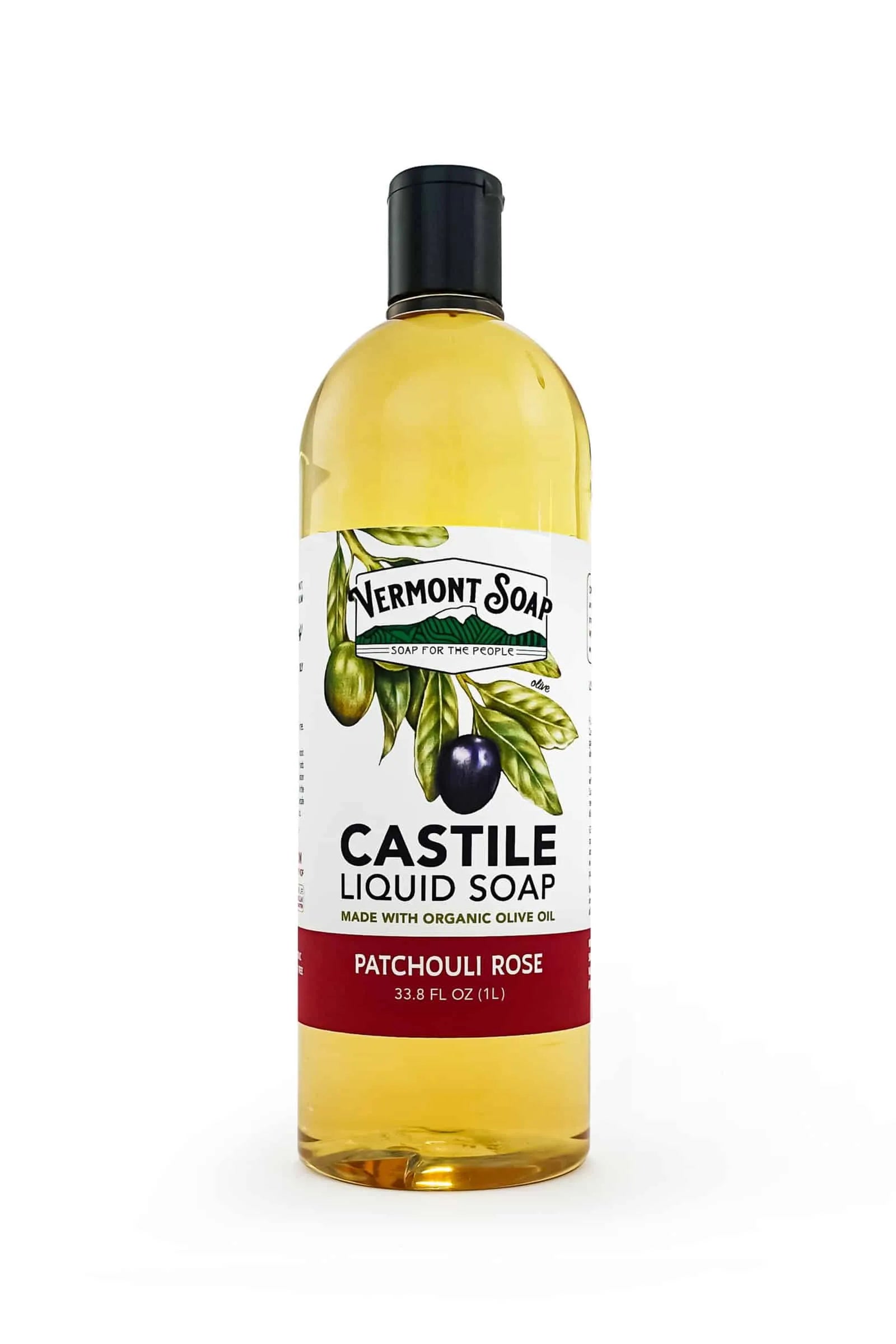 Vermont Soap Liquid Castile Soap Patchouli Rose