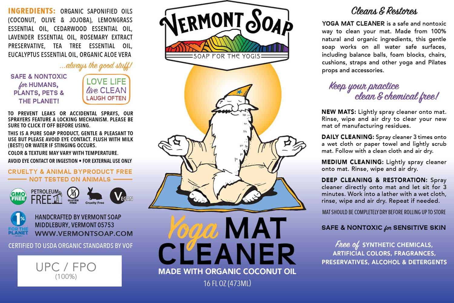 Yoga Mat Cleaner