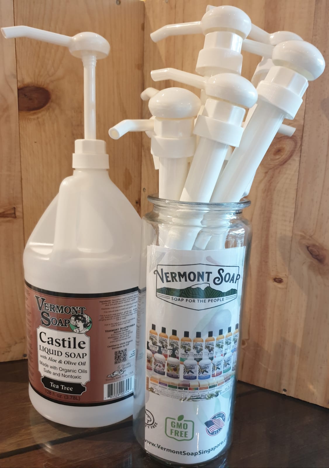 1 Gallon HDPE refillable bottles