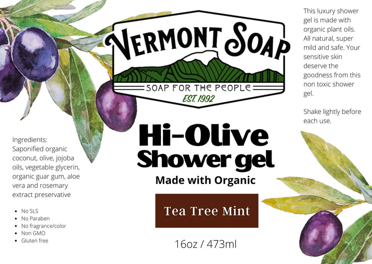 Vermont Hi-Olive Shower Gel Refill
