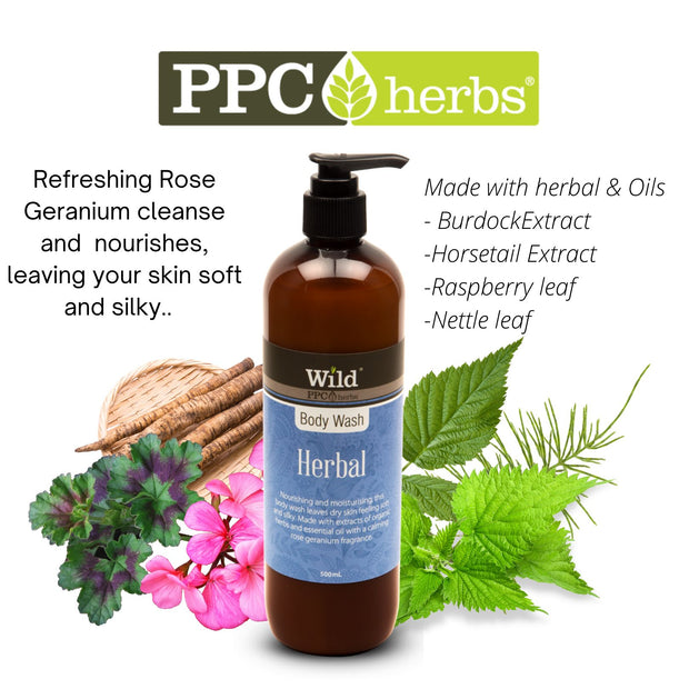 Wild Herbal Nourishing Body Wash 500 ml
