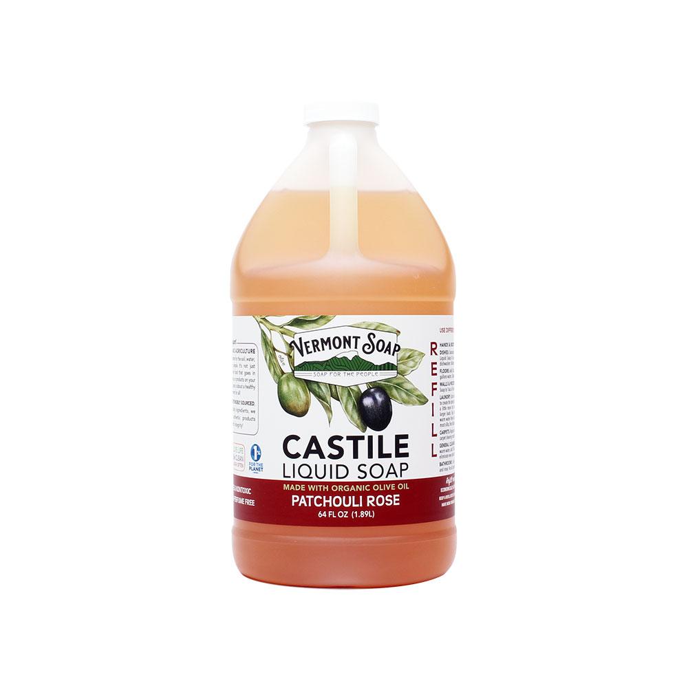 Vermont Soap Liquid Castile Soap Patchouli Rose