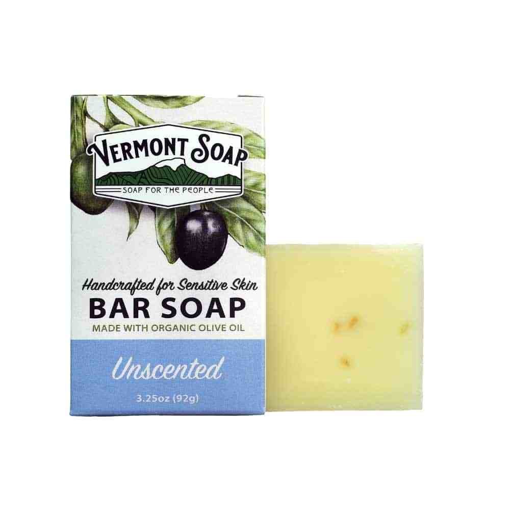 Vermont Unscented Hand Made Bar Soaps 3.25 Oz