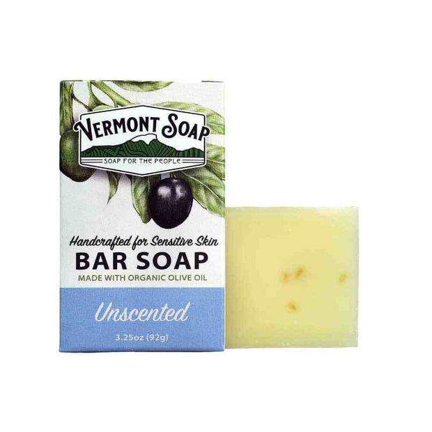 Vermont Unscented Hand Made Bar Soaps 3.5 Oz