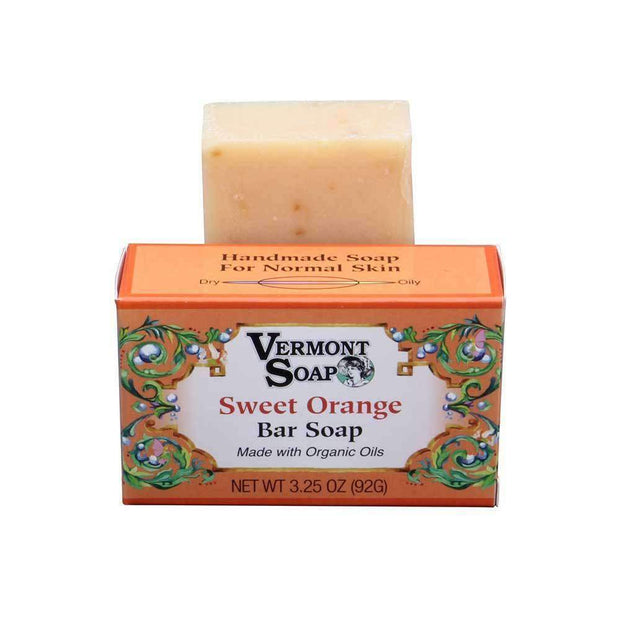 Vermont Hand Made Sweet Orange Bar Soap 3.5 Oz